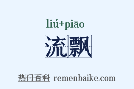 流飘是什么意思的图片